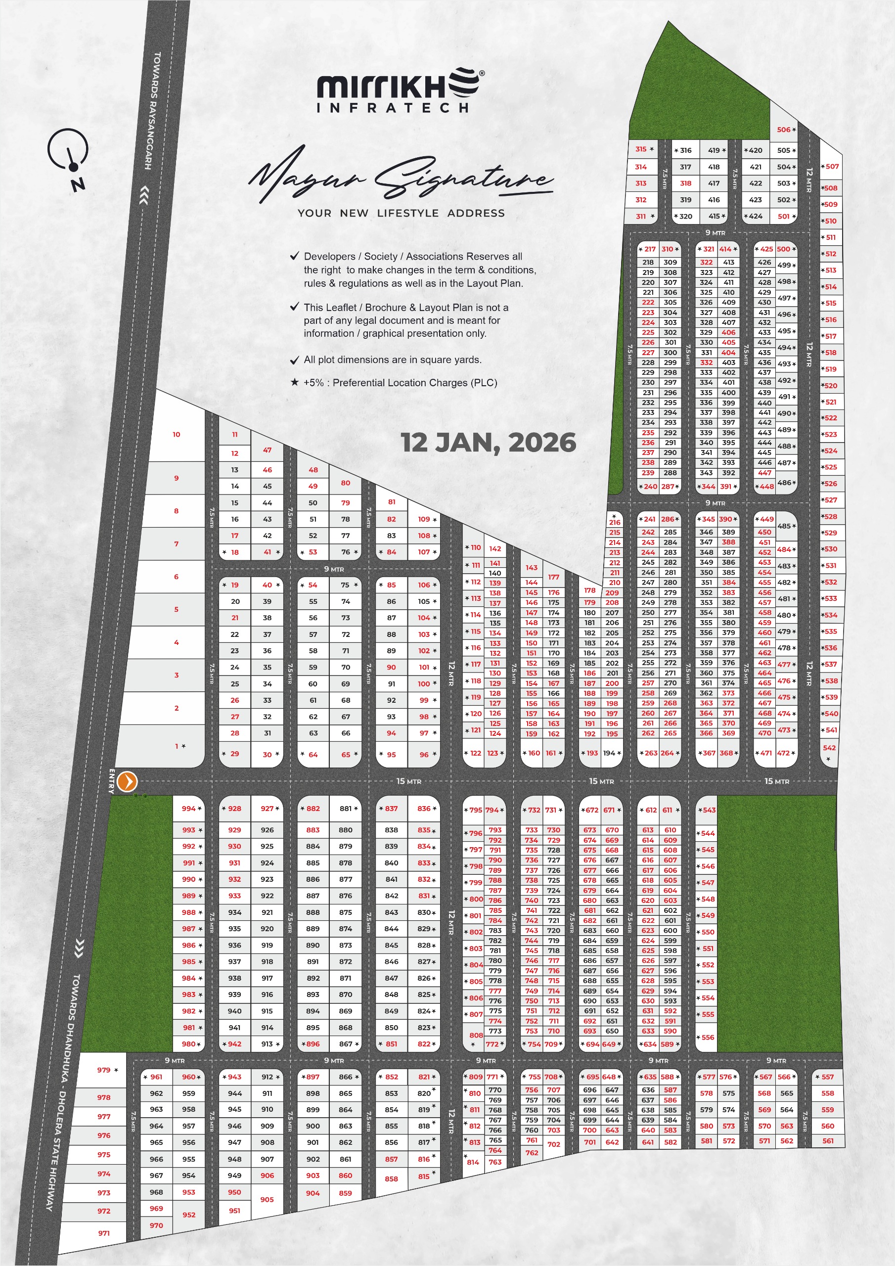 Mayur Signature Site Plan